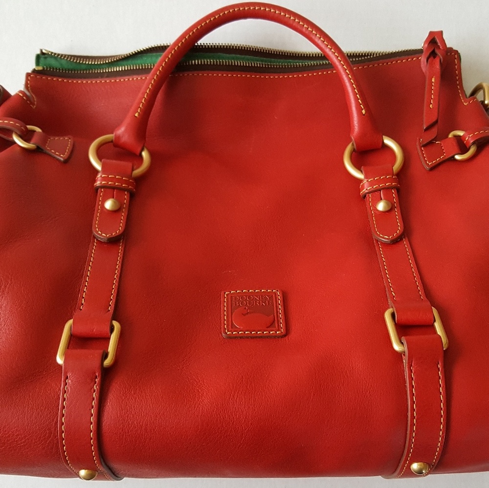 Authentic Dooney Bourke Large Leather Bag